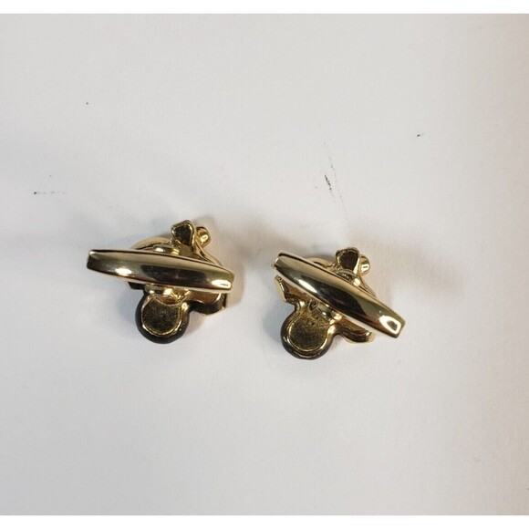 Vintage MCM 1950s  Ten Pin Bowling Ball and Pins Gold Tone Cufflinks Sports - Picture 3 of 4